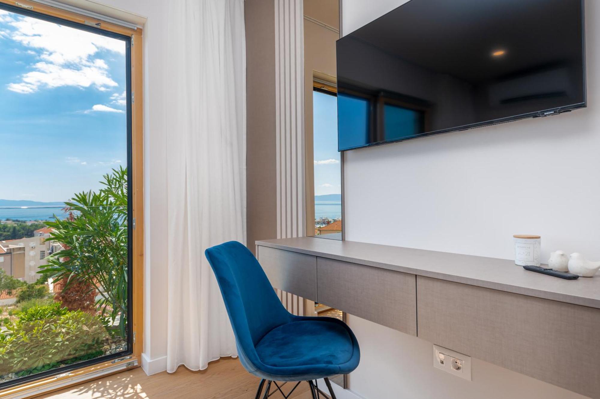 Luxury Adria Sea City & Mountain View Apartment ماكارسكا المظهر الخارجي الصورة