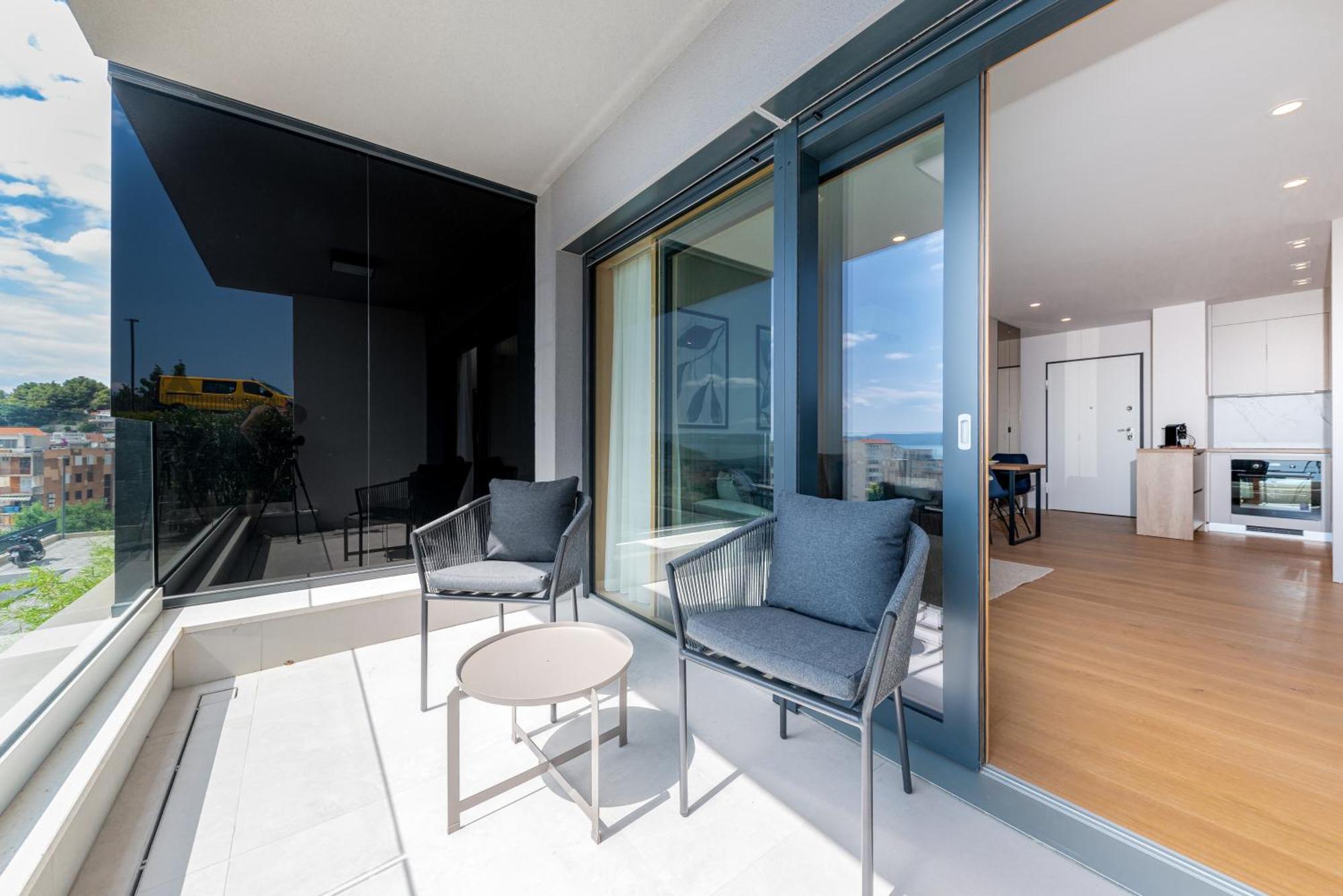 Luxury Adria Sea City & Mountain View Apartment ماكارسكا المظهر الخارجي الصورة