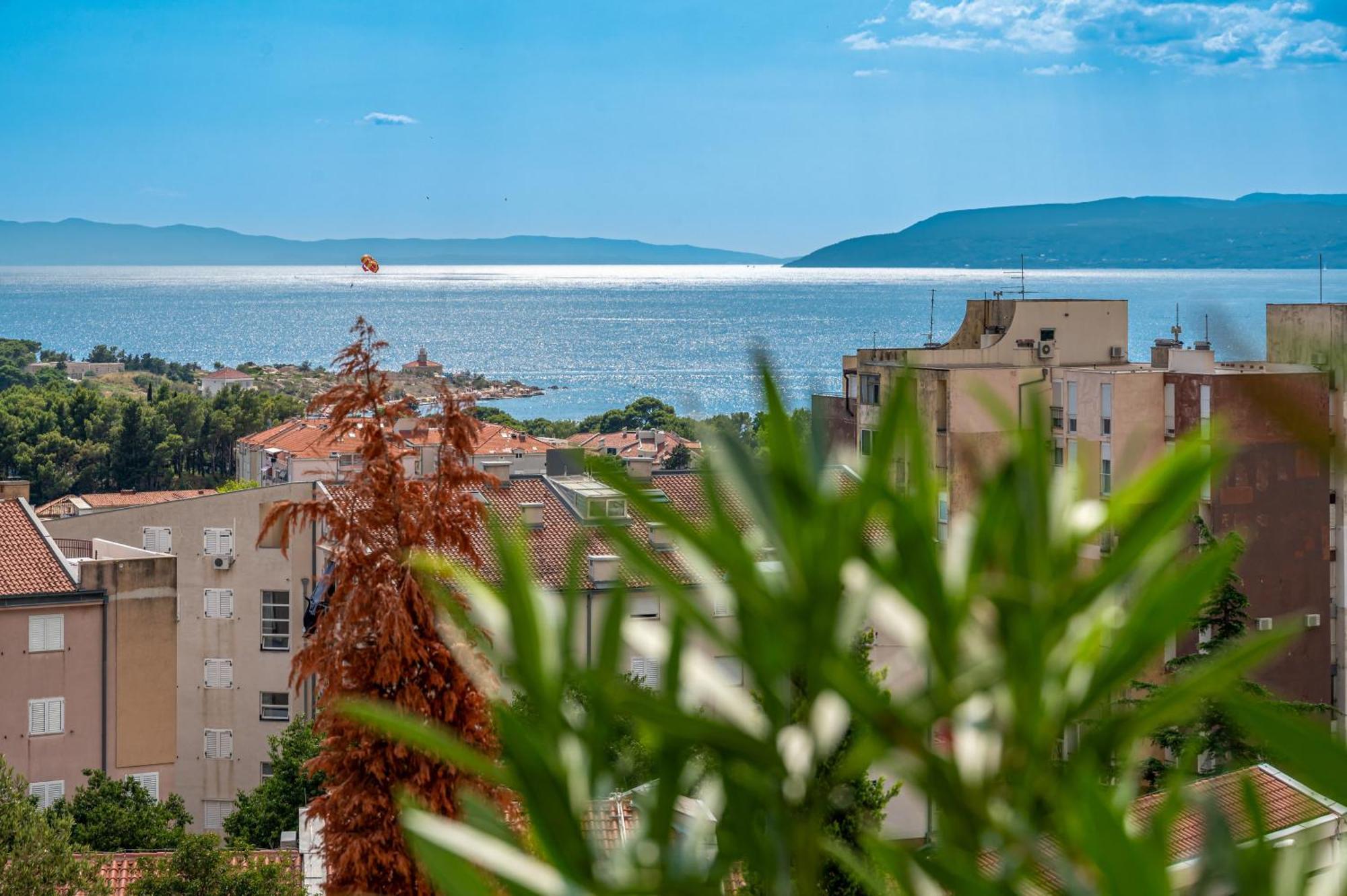 Luxury Adria Sea City & Mountain View Apartment ماكارسكا المظهر الخارجي الصورة