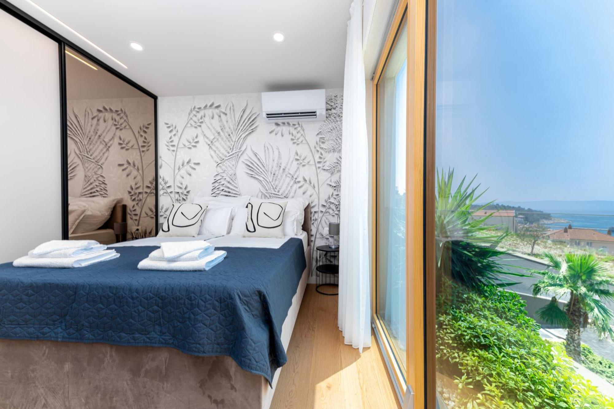 Luxury Adria Sea City & Mountain View Apartment ماكارسكا المظهر الخارجي الصورة