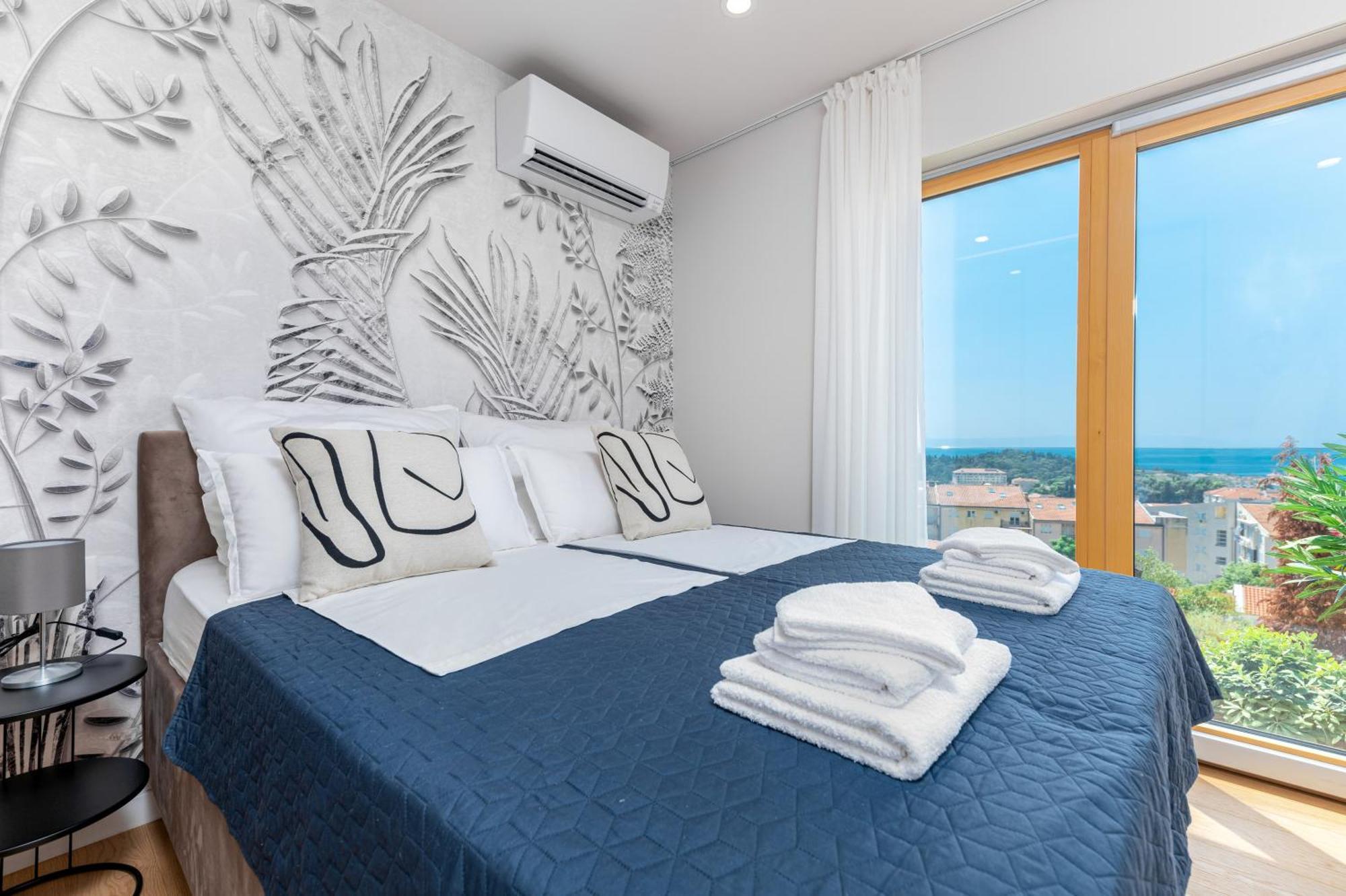 Luxury Adria Sea City & Mountain View Apartment ماكارسكا المظهر الخارجي الصورة